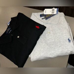 Polo by Ralph Lauren Men's Black and White Polo Shirts